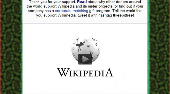 Wikipedia donation 2013